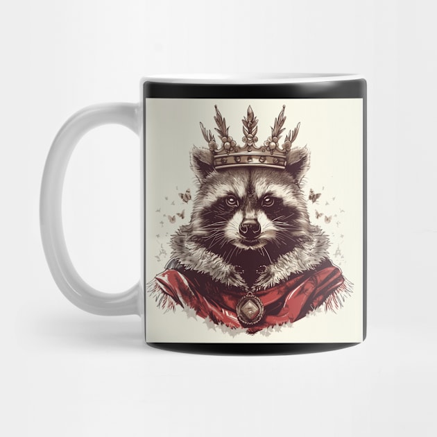 King of Raccoons by Vlaa